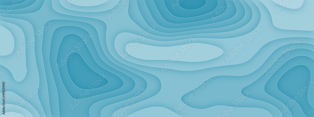 Abstract modern background with wave style and soft blue pastel color 3d papercut vector background. Abstract paper cut slime background. banner with 3D abstract background with blue paper cut waves. Abstract modern background with wave style and soft blue pastel color 3d papercut vector background. Abstract paper cut slime background. banner with 3D abstract background with blue paper cut waves.