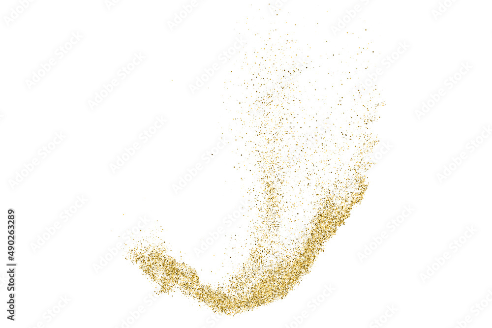 custom made wallpaper toronto digitalGold Glitter Texture Isolated On White. Goldish Color Sequins. Celebratory Background. Golden Explosion Of Confetti. Vector Illustration, Eps 10.