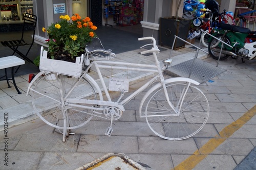 bicycle in the street