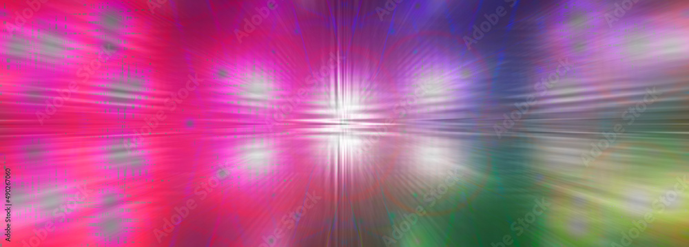 Abstract psychedelic burst background image.