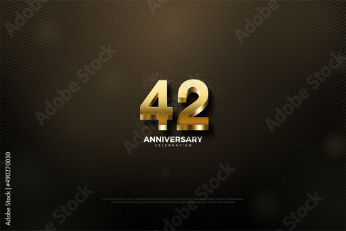 42nd anniversary background