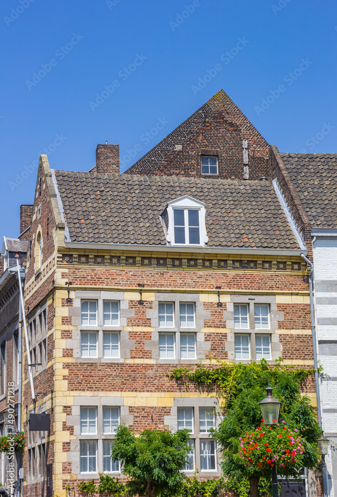 Old house in the historic center of Maastricht, Netherlands
