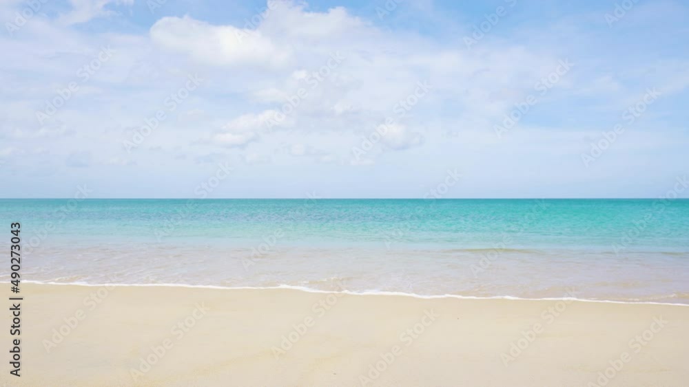 Landscape Sea nature white clean sandy with blue sky. Landscape Sea nature white clean sandy with blue sky.