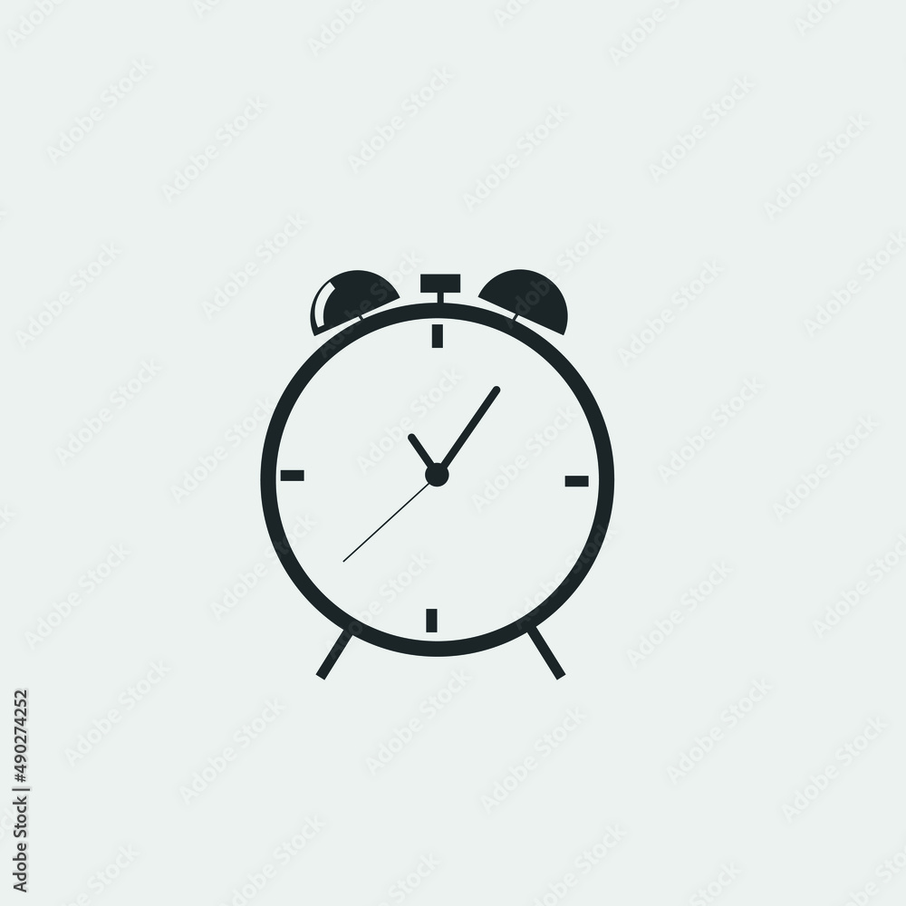 Alarm vector icon illustration sign Alarm vector icon illustration sign