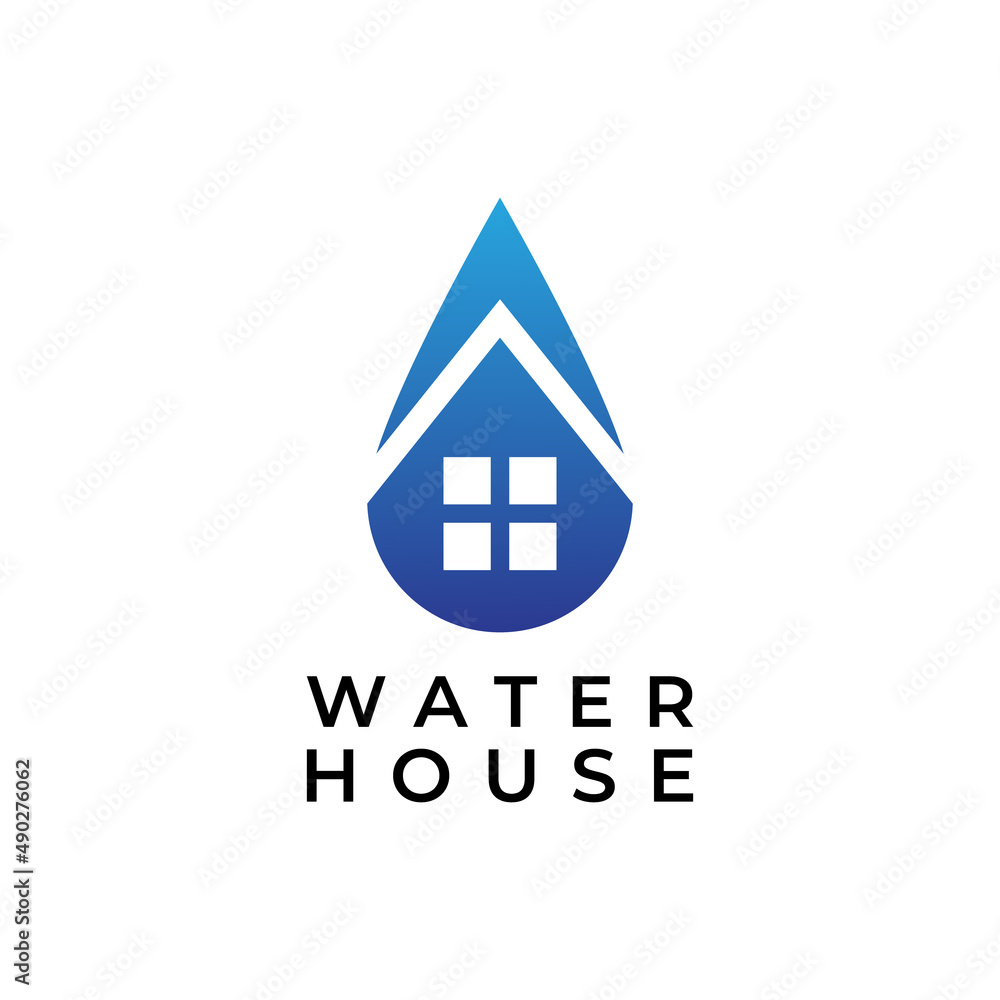 water house logo design water house logo design