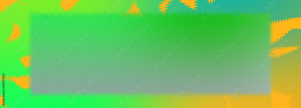 Abstract neon grunge border background image.