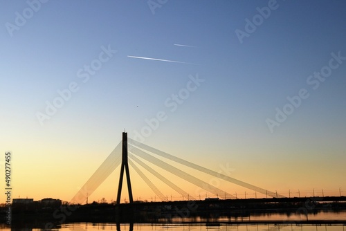 bridge at sunset © Raibkashi