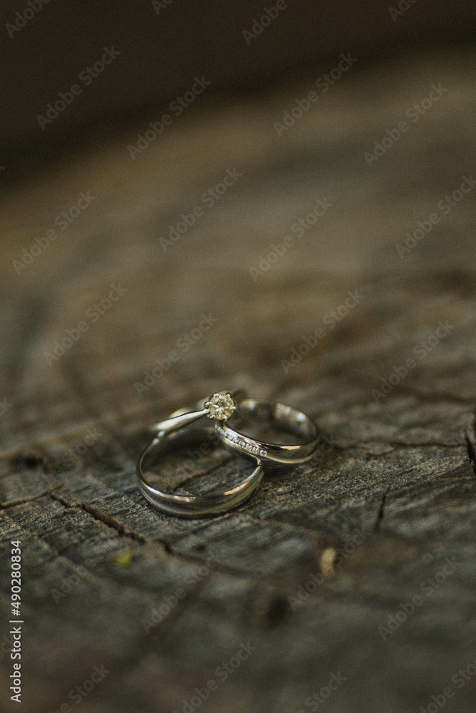 They symbolize our lifelong commitment to each other. Wedding rings. They symbolize our lifelong commitment to each other. Wedding rings.