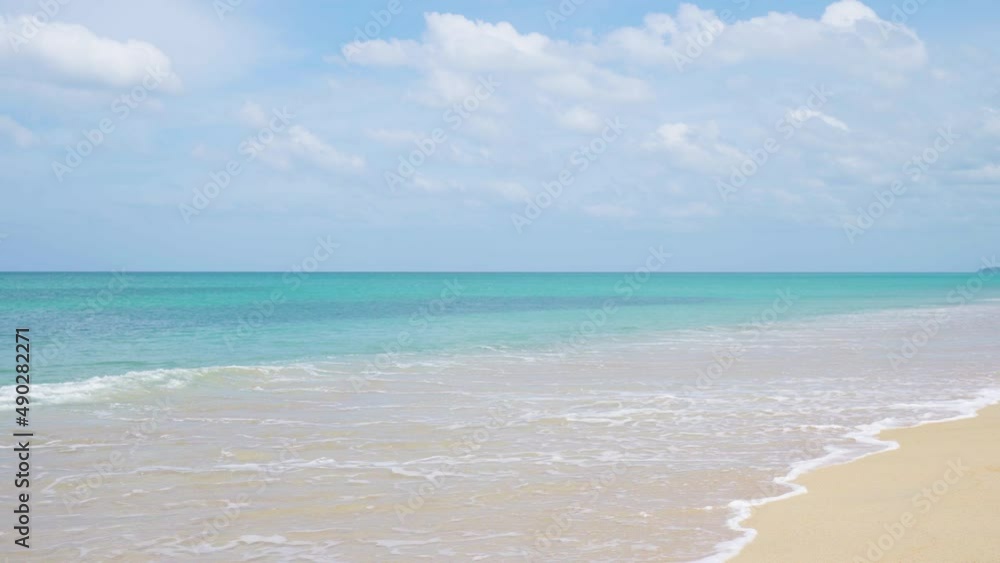 Landscape Sea nature white clean sandy with blue sky. Landscape Sea nature white clean sandy with blue sky.