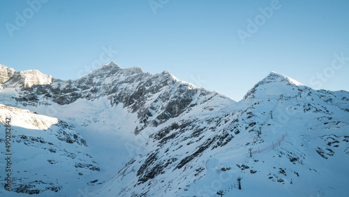 Berge, Schnee, Alpen