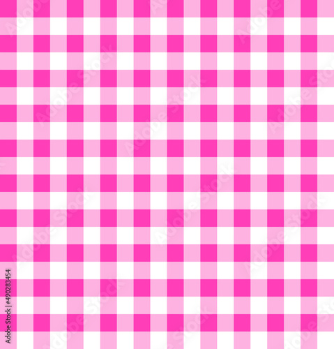 Colorful Checkered Flannel patterns of square for background.