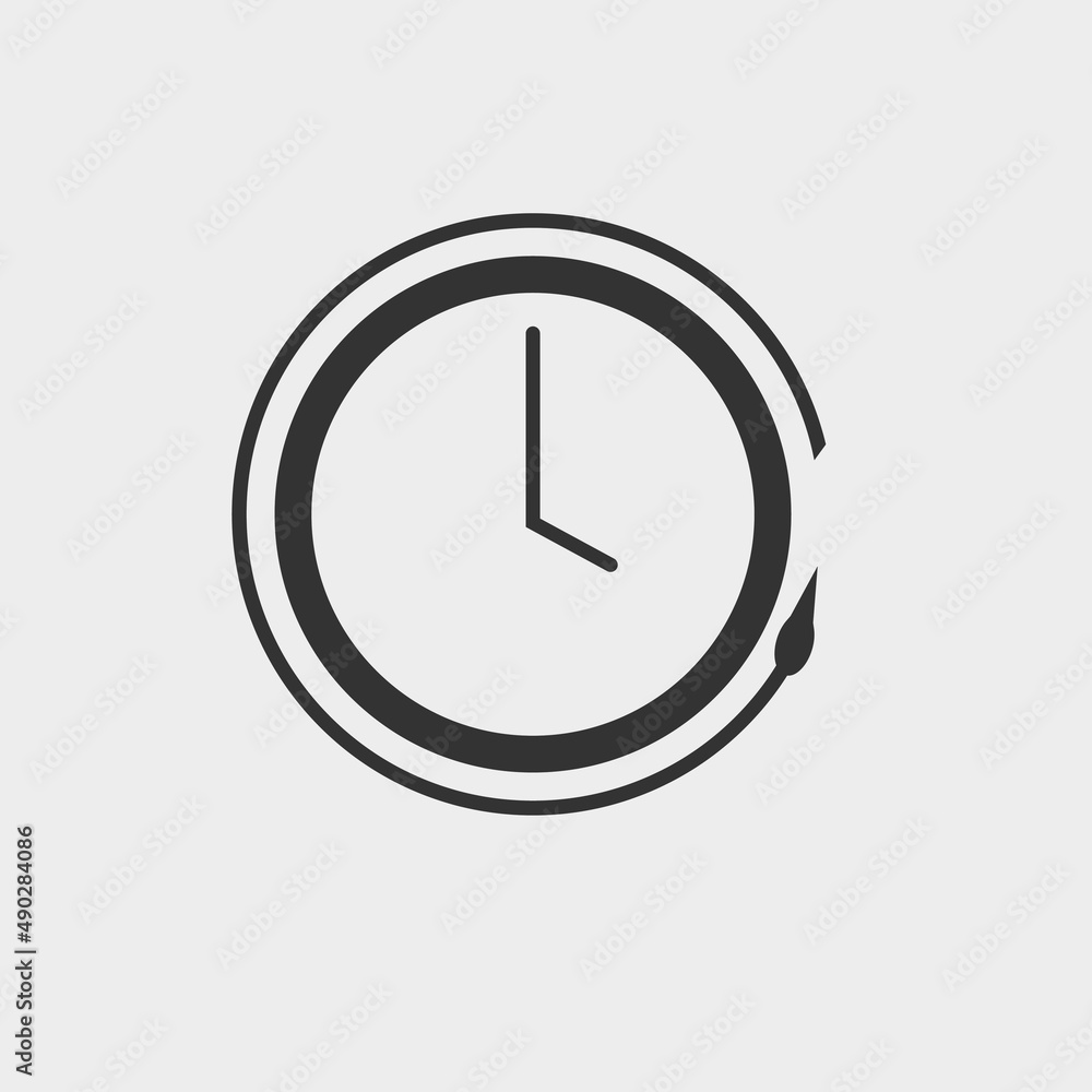Anti clockwise vector icon illustration sign Anti clockwise vector icon illustration sign