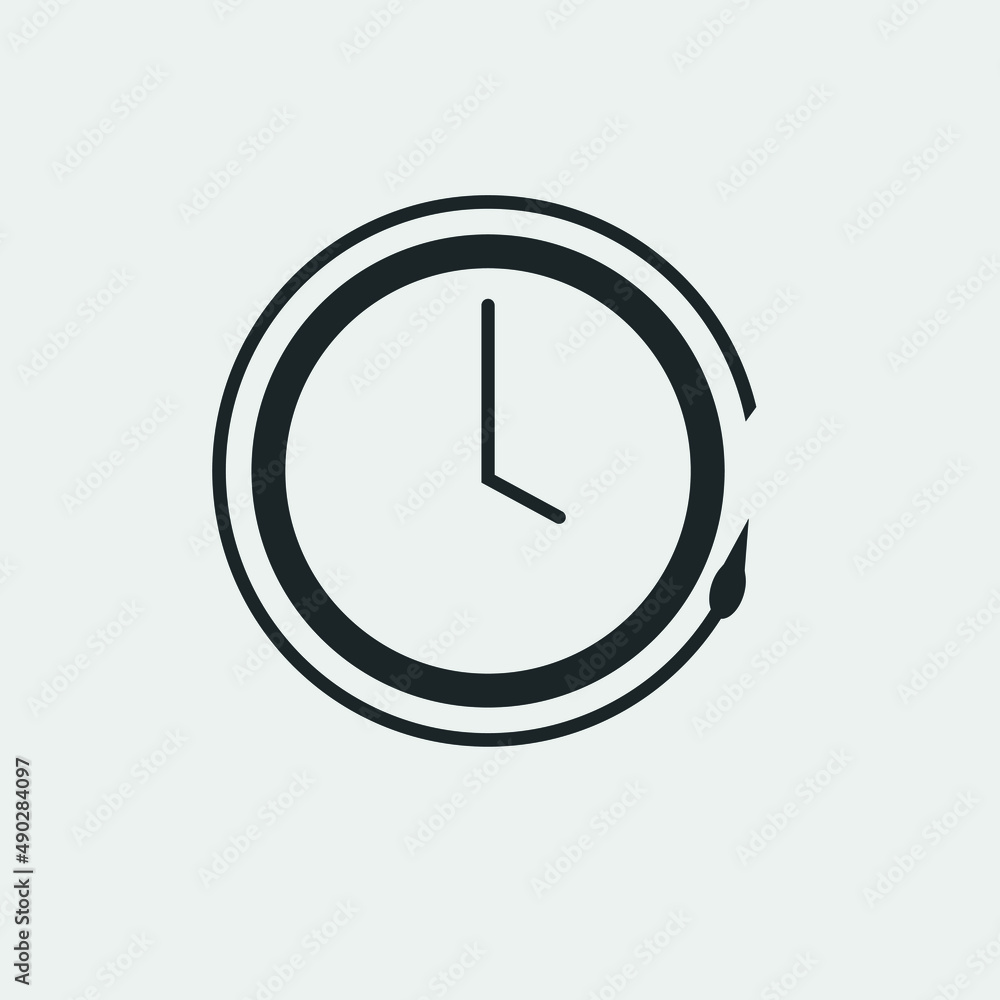 Anti clockwise vector icon illustration sign Anti clockwise vector icon illustration sign