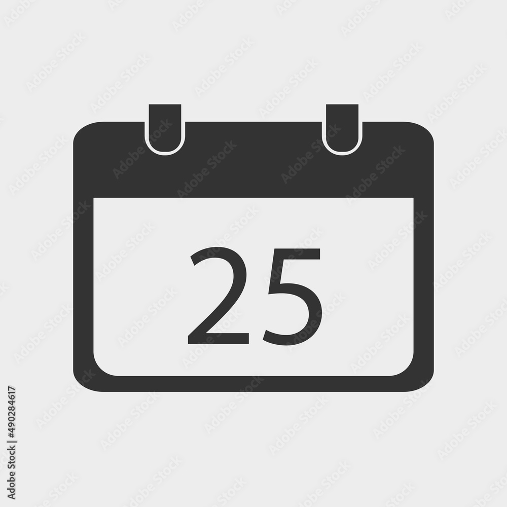 Calendar vector icon illustration sign Calendar vector icon illustration sign