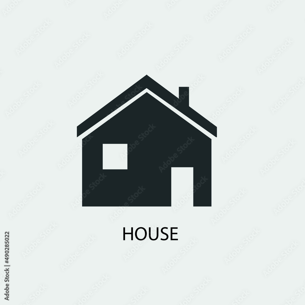 House vector icon illustration sign House vector icon illustration sign