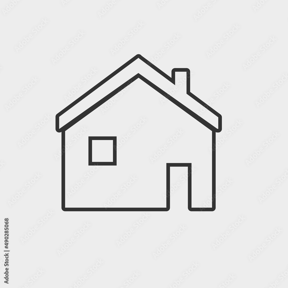 House vector icon illustration sign House vector icon illustration sign