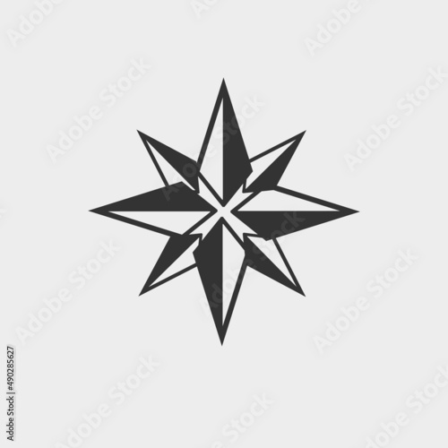 Star vector icon illustration sign