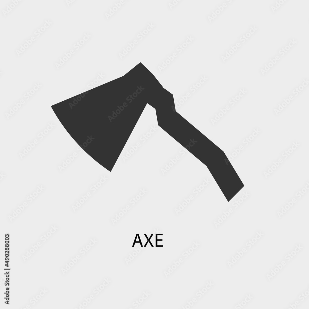 Axe vector icon illustration sign Axe vector icon illustration sign
