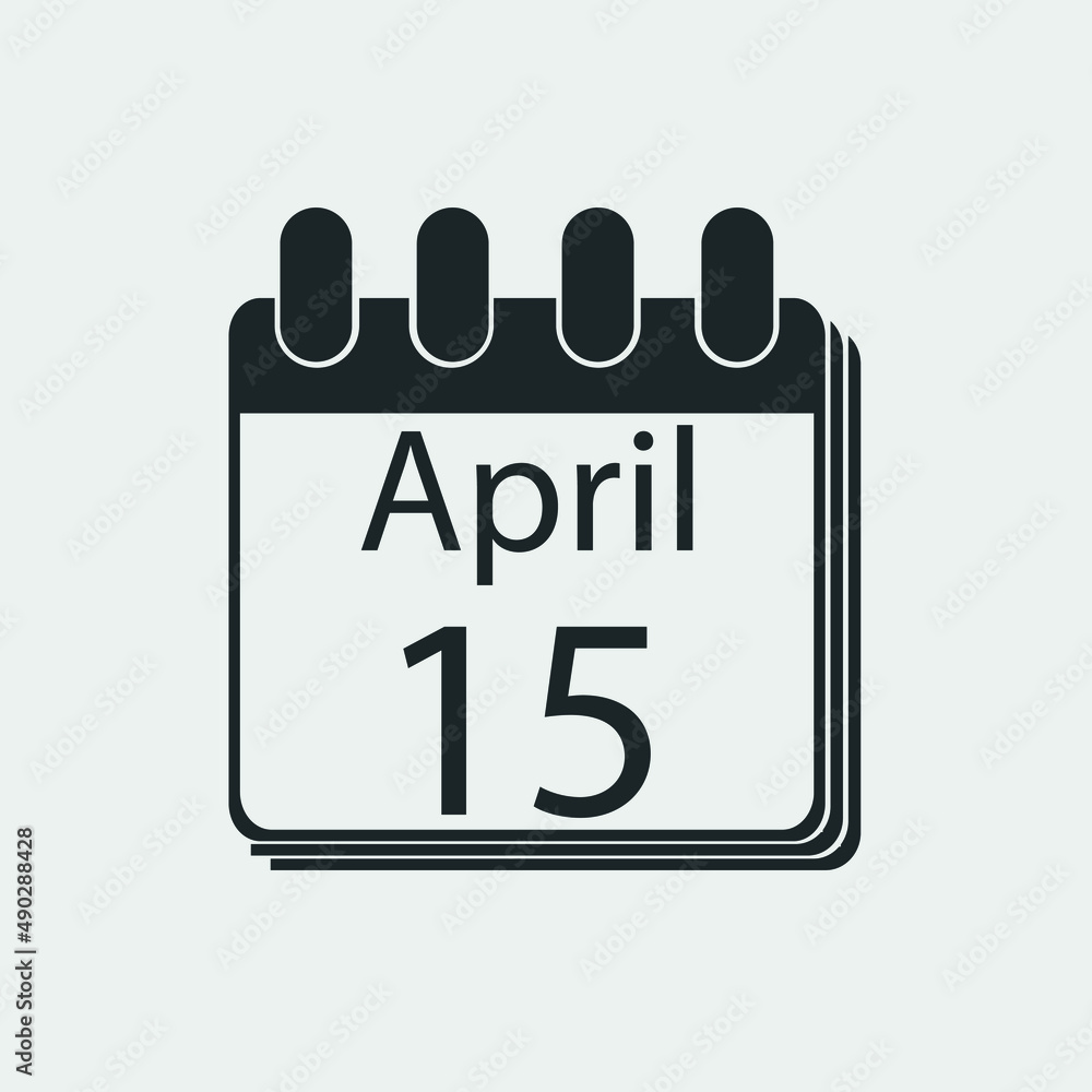 Calendar vector icon illustration sign Calendar vector icon illustration sign