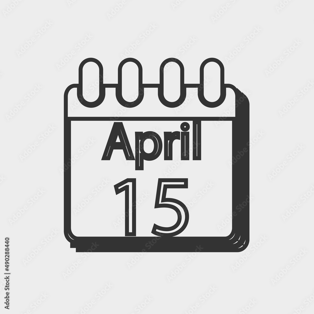 Calendar vector icon illustration sign Calendar vector icon illustration sign