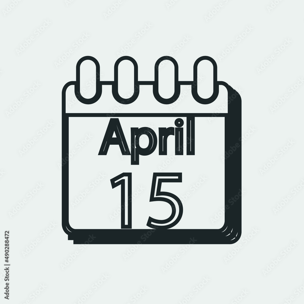 Calendar vector icon illustration sign Calendar vector icon illustration sign