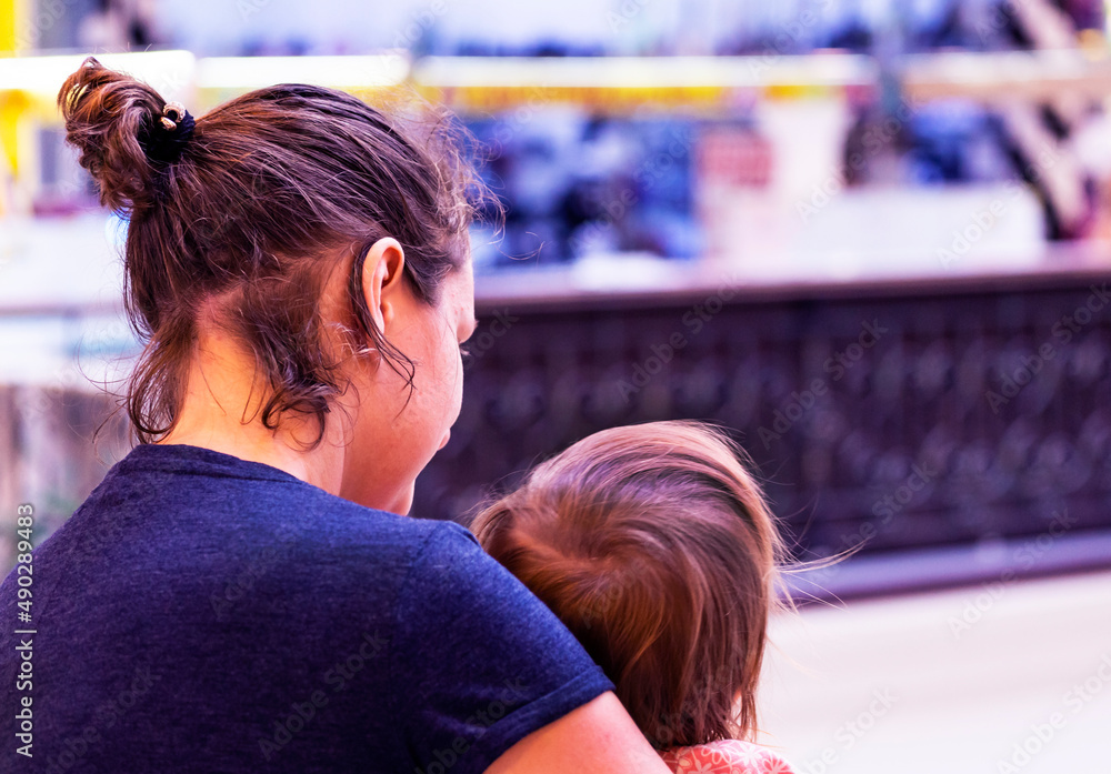 mom and daughter , Mom  with the girl ,parent  with girl