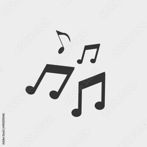 Music vector icon illustration sign