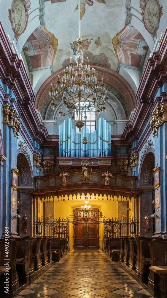 Wnętrze Kościoła Bonifratrów w Krakowie