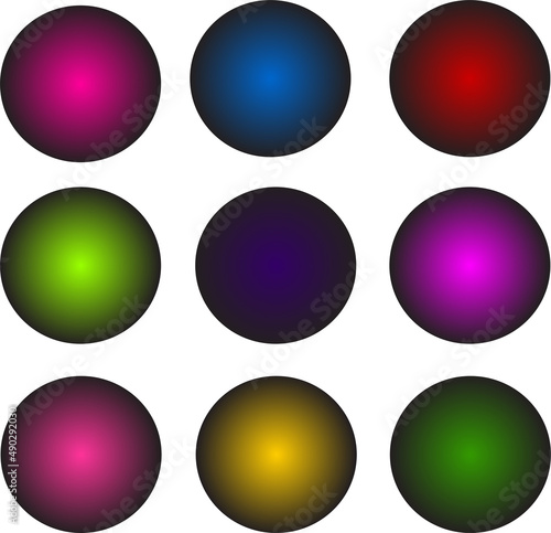 Gradient balls, Gradient pack balls Free Download Gradient balls, Gradient pack balls - GFXLoad