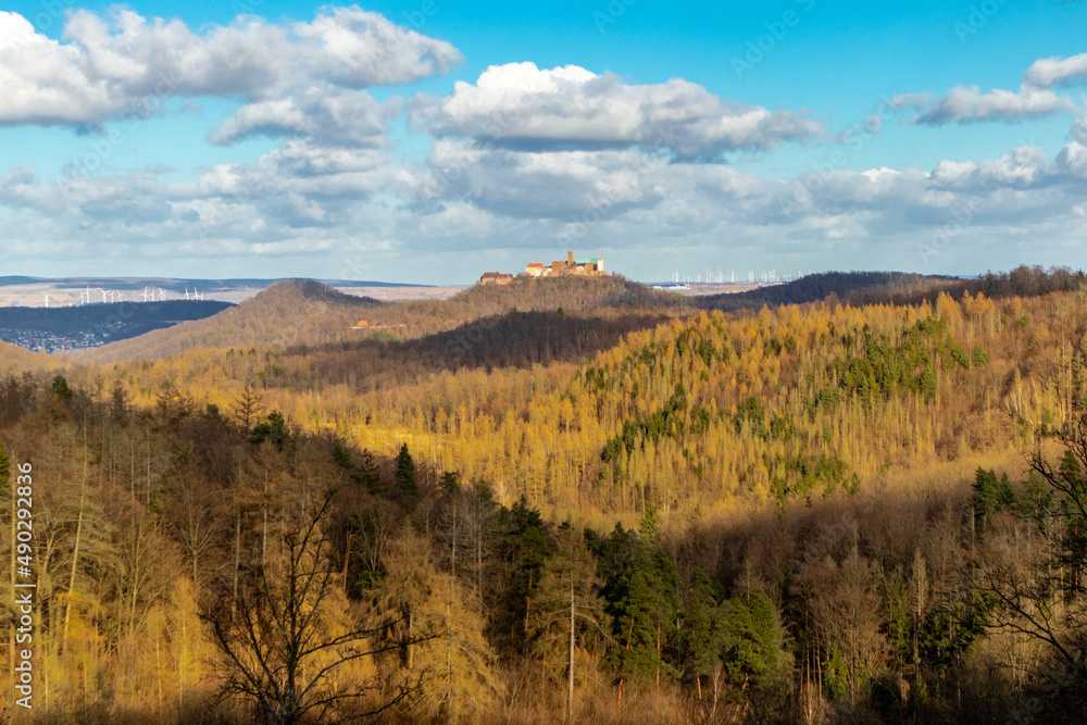 Frühlingsspaziergang durch den Südwesten des Thüringer Waldes mit Blick auf die Wartburg - Eisenach - Thüringen Frühlingsspaziergang durch den Südwesten des Thüringer Waldes mit Blick auf die Wartburg - Eisenach - Thüringen