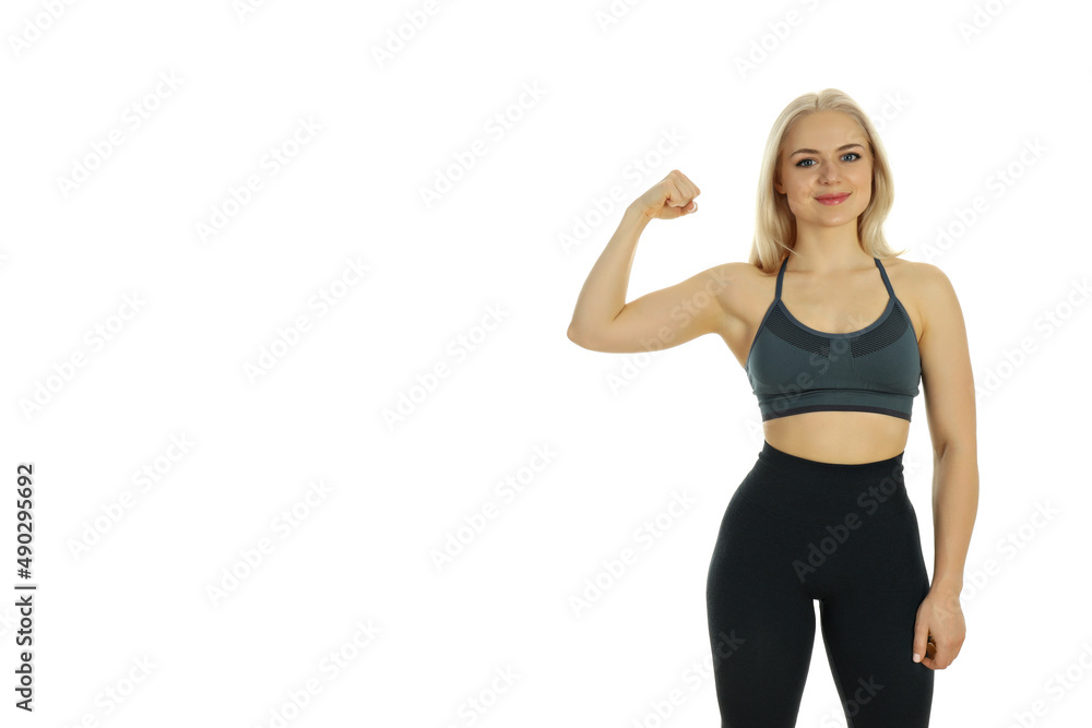 Concept of healthy lifestyle isolated on white background Concept of healthy lifestyle isolated on white background