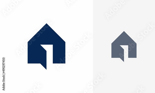 Home logo design. home icon, logo design template