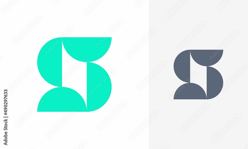 Letter S logo. Initial S letter logo icon design. Geometric abstract logos Letter S logo. Initial S letter logo icon design. Geometric abstract logos