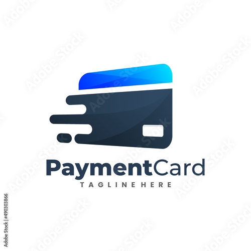 card payment logo design template