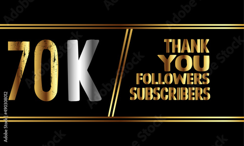 70K followers, subscribers,social media network followers and connections.