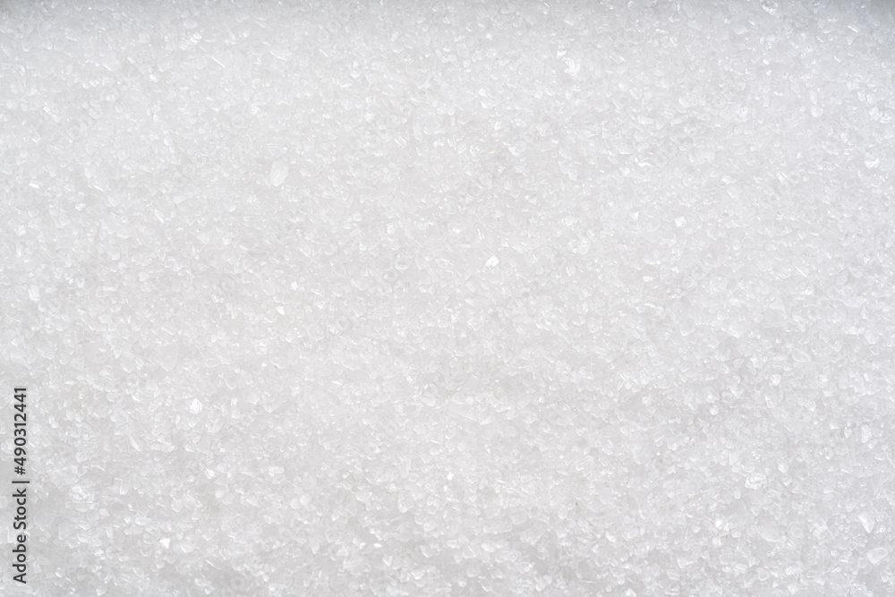 Detailed and large close up shot of salt. Detailed and large close up shot of salt.