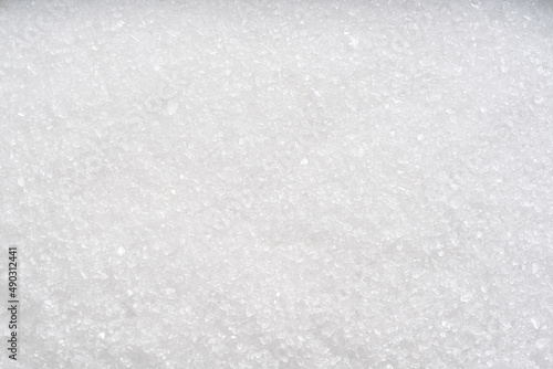 Detailed and large close up shot of salt.
