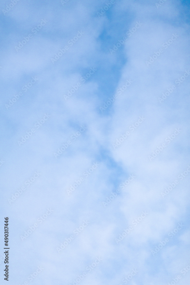 A full frame picture of a blue cloudy sky A full frame picture of a blue cloudy sky