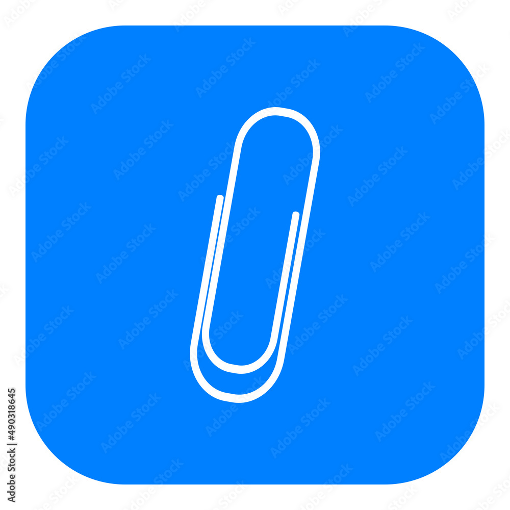 Papierklammer und App Icon Papierklammer und App Icon
