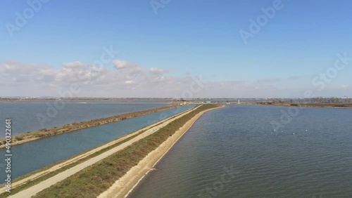 Wallpaper Mural Canal du Rhône à Sète, vue aérienne, Occitanie Torontodigital.ca