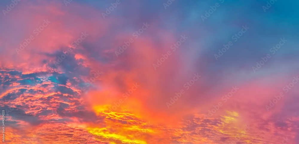  beautiful colored clouds at dawn