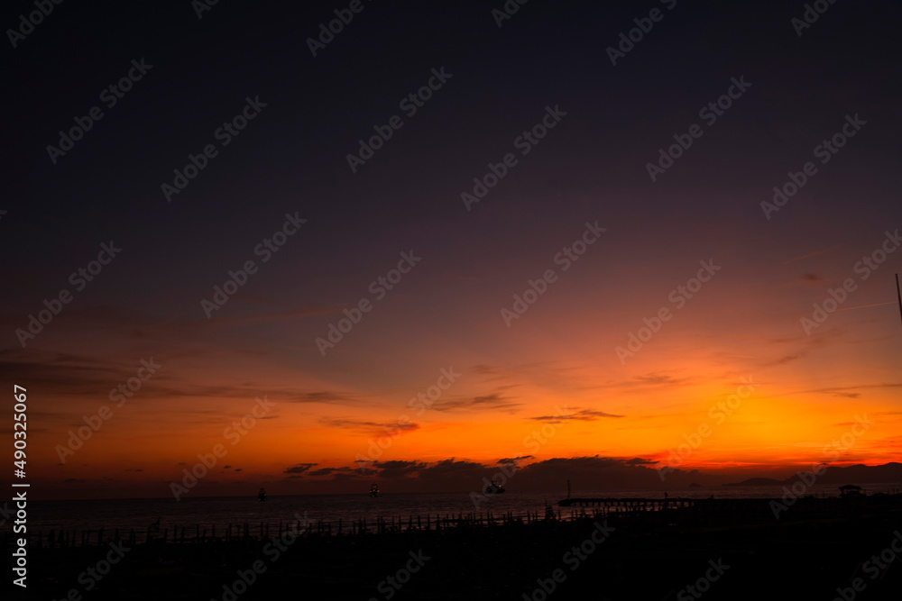 tramonto della Versilia