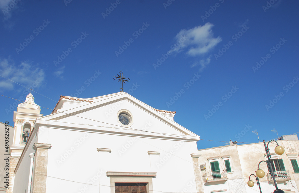 Vieste, Foggia, Chiesa di Santa Croce, Puglia, Sud, Italia, 