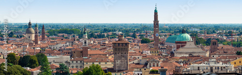 View of the historic center of Vicenza, Veneto, Italy