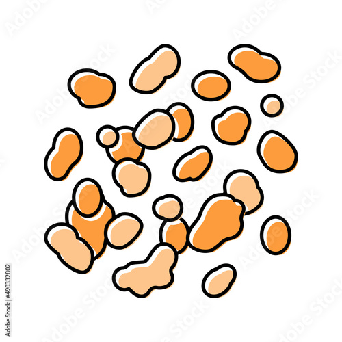 frankincense aromatherapy color icon vector isolated illustration