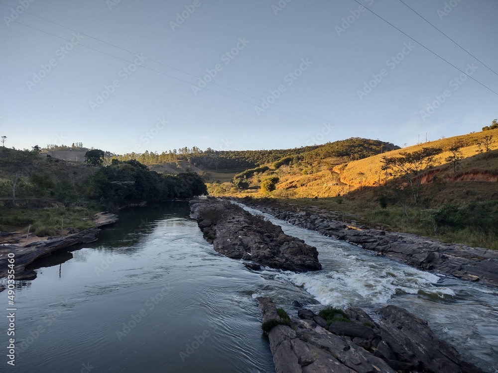 river in the mountains