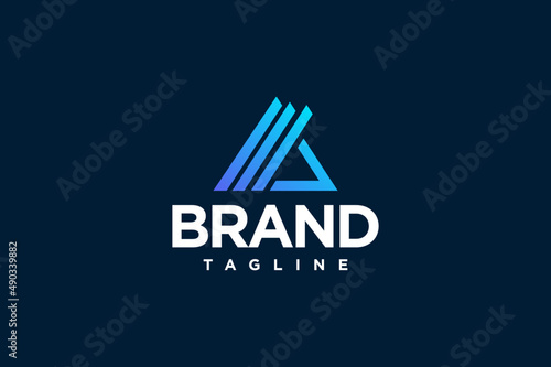 Marketing growth logo design