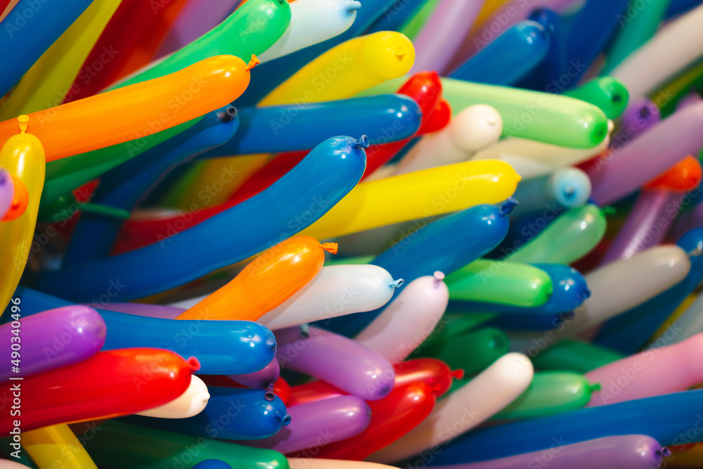 Colorful balloons with a fun holiday background Colorful balloons with a fun holiday background