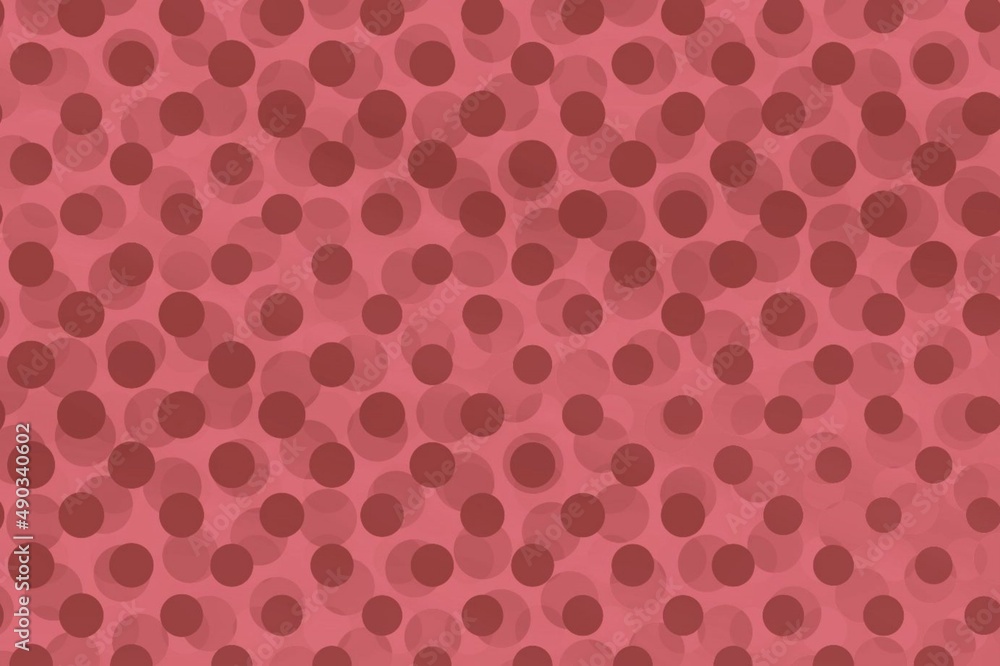 Abstract Red Halftone Pattern Background Abstract Red Halftone Pattern Background