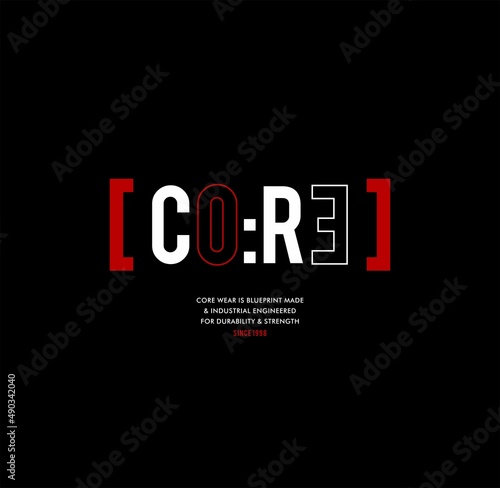 CORE DENIM vector illustration graphics art,perfect for the design of t-shirts, shirts, hoodies, etc.